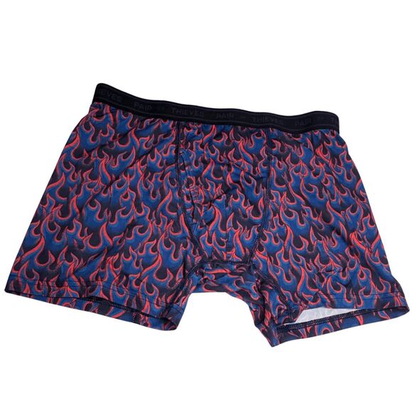 Pair of Thieves Men's 4-Way Performance Stretch Boxer Brief Multicolor Large - Picture 1 of 4